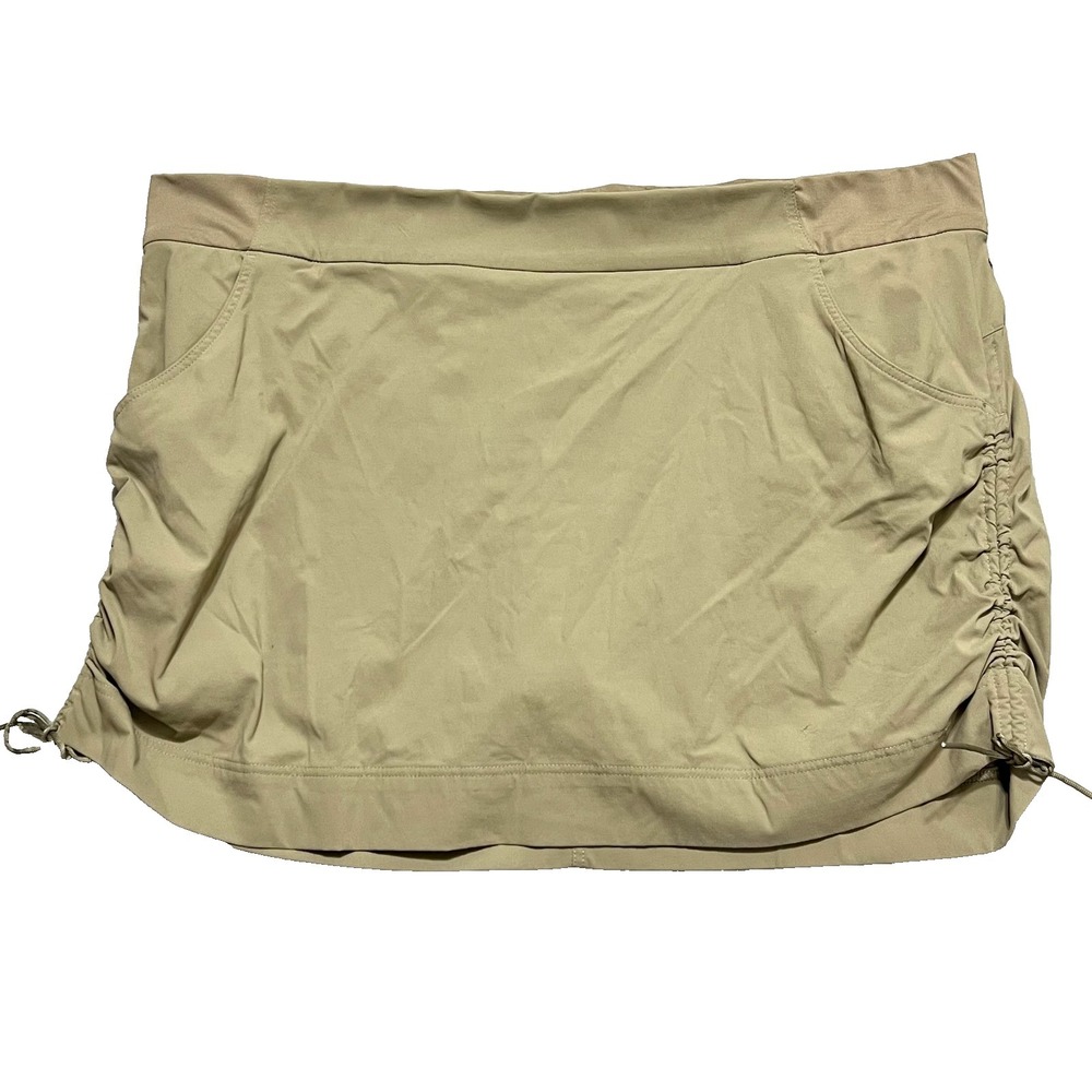 Columbia Women's Khaki/Tan Active Skort with Side Drawstrings